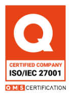 Imagem da certificação ISO/IEC 27001